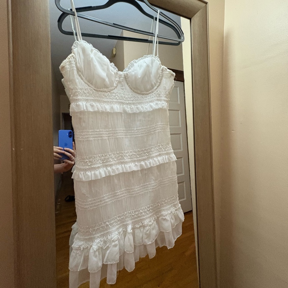 Hello Molly White Mini Dress